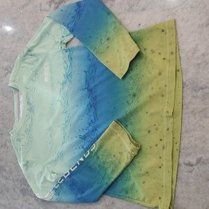 Reel legends boys fishing sun shirt